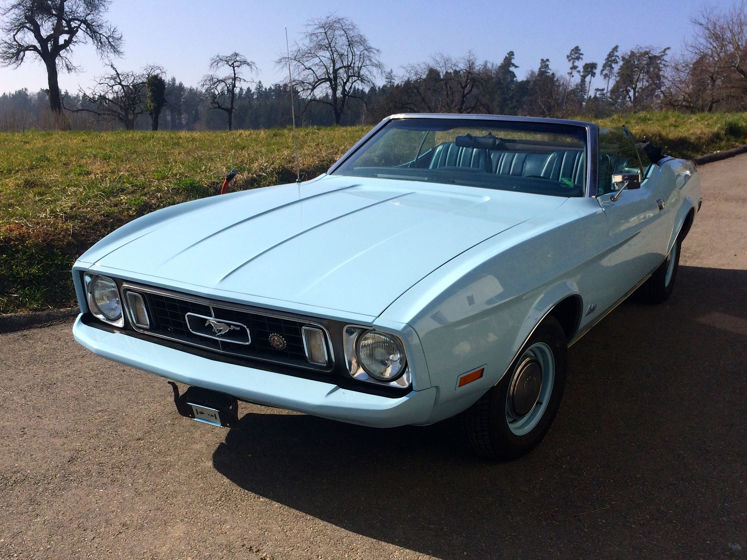 Mustang MACH 1 cabriolet vue de face